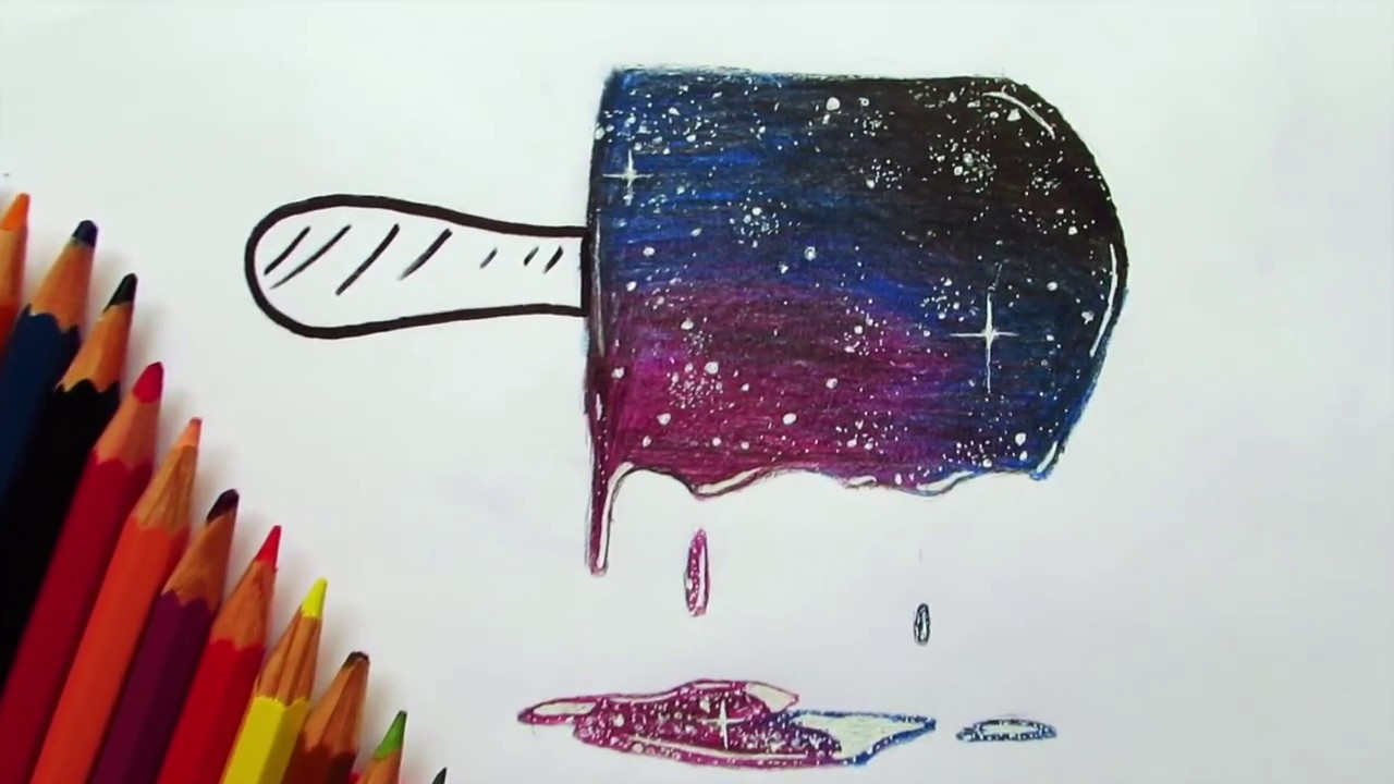 New Sketch Galaxy Drawings Pencil with simple drawing
