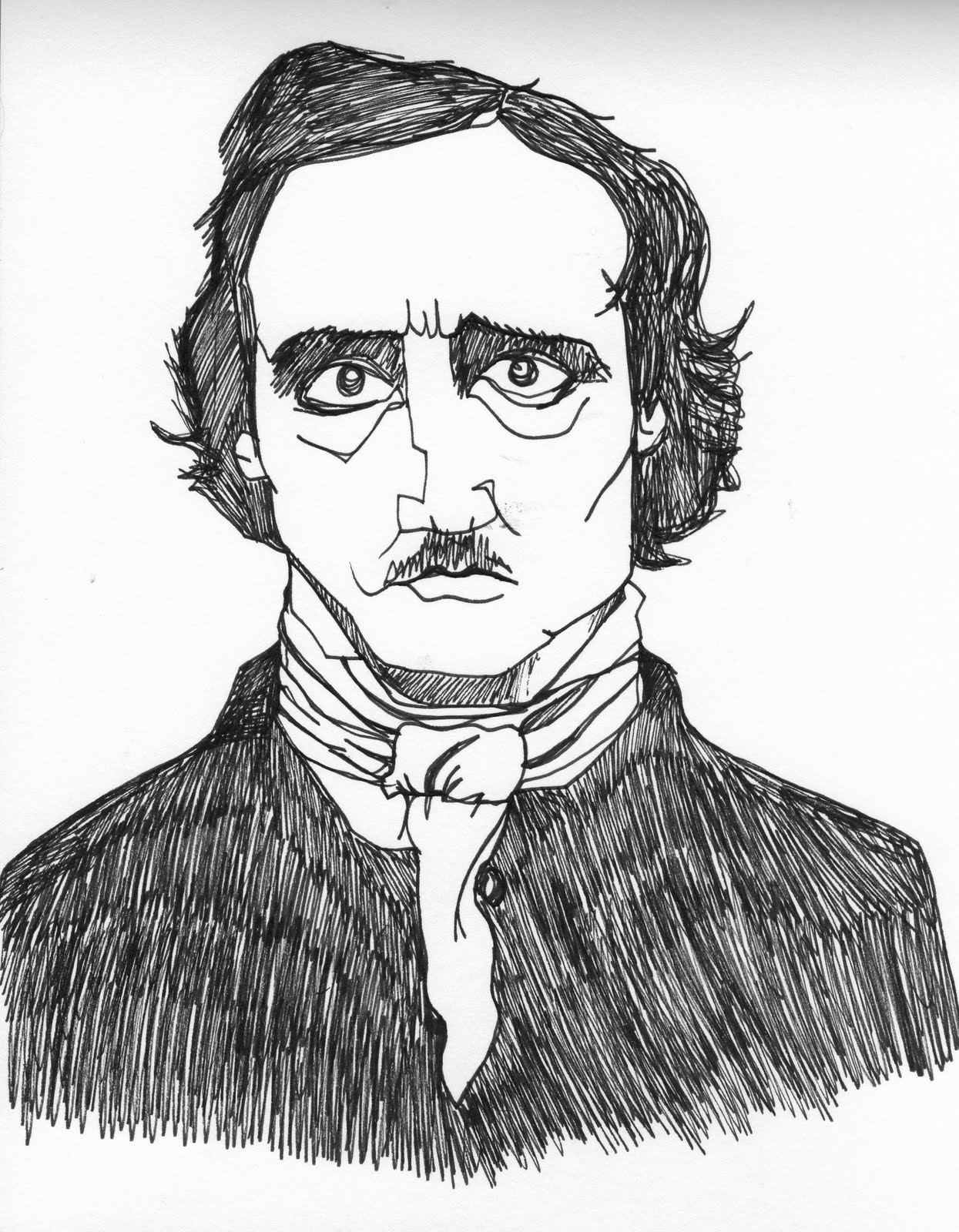 Edgar Allan Poe Drawing at GetDrawings Free download