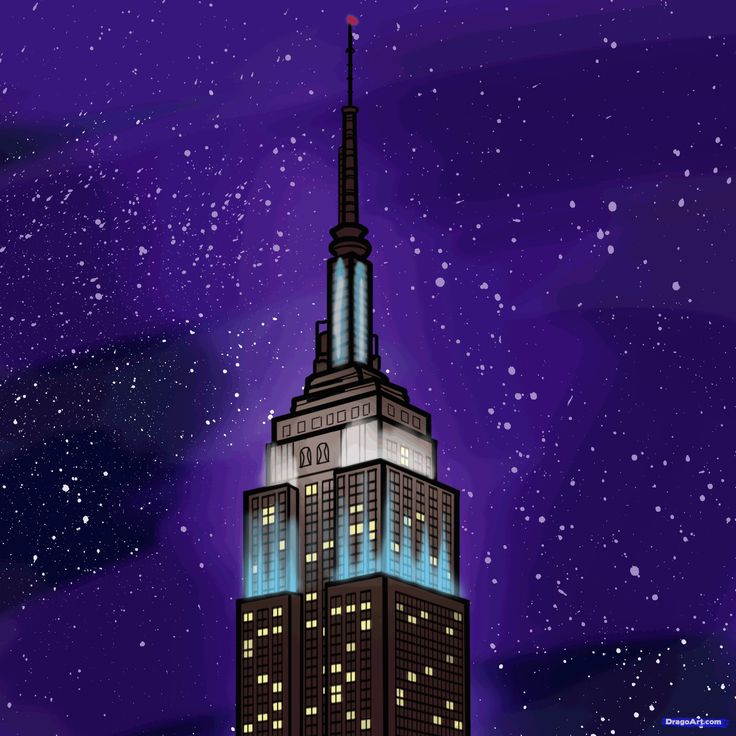 Empire State Building Cartoon Drawing at GetDrawings | Free download