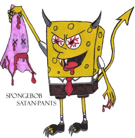 Evil Spongebob Drawing at GetDrawings Free download