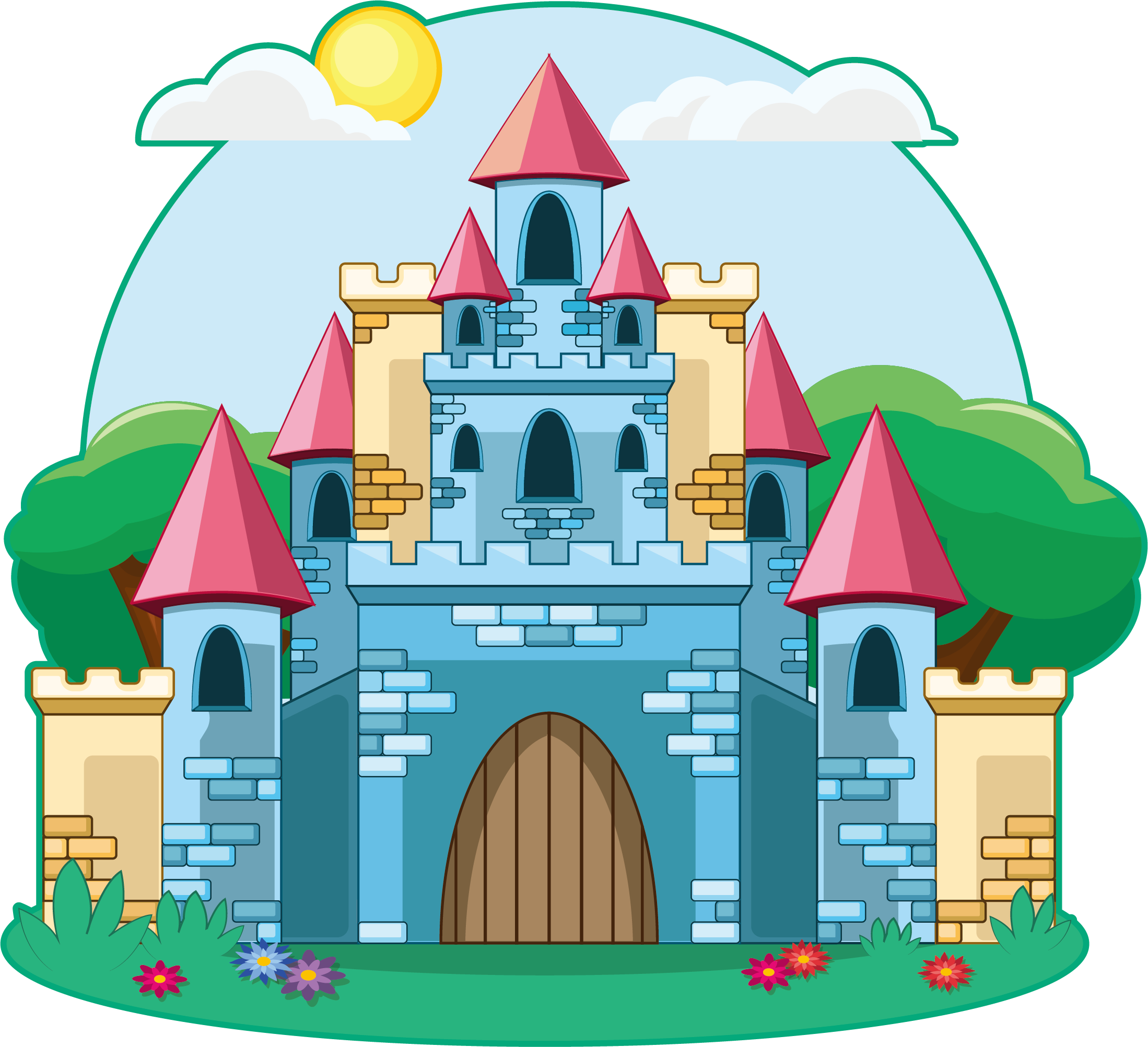 Fairy Castle Drawing at GetDrawings | Free download
