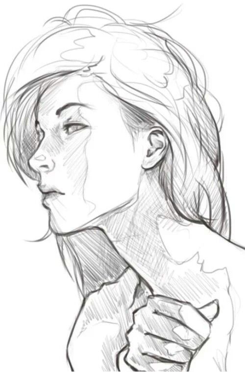 Side Profile Drawing Reference Woman - Yuuki Wallpaper