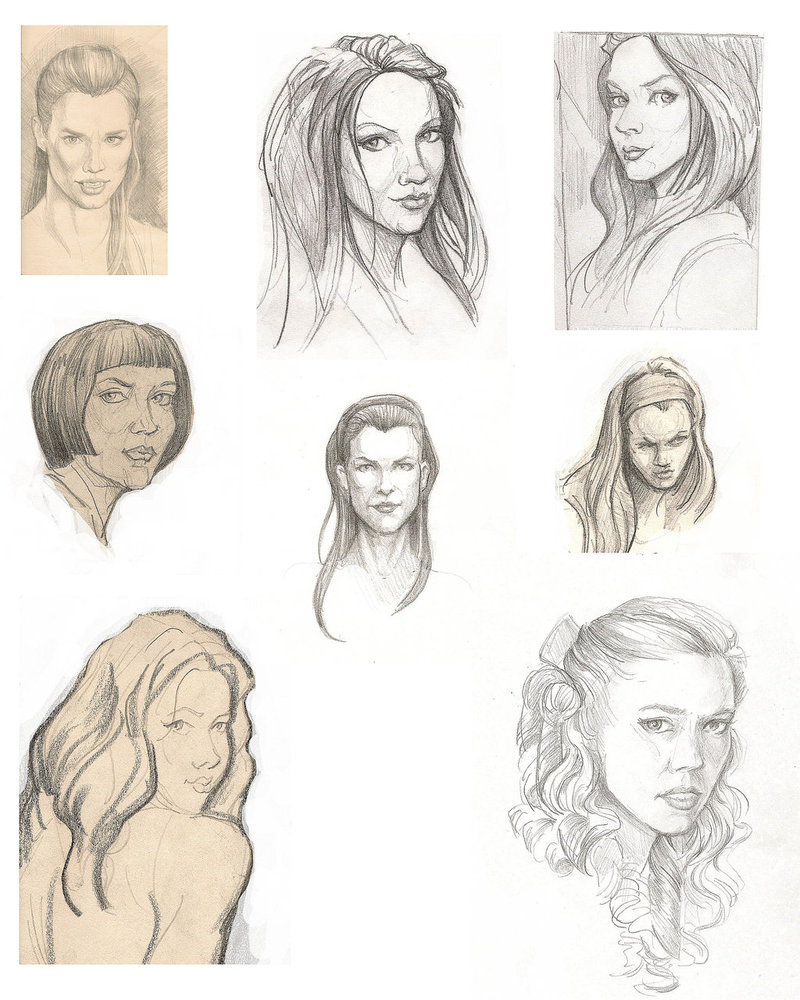 40+ Best Collections Portrait Drawing Reference Face | Armelle Jewellery