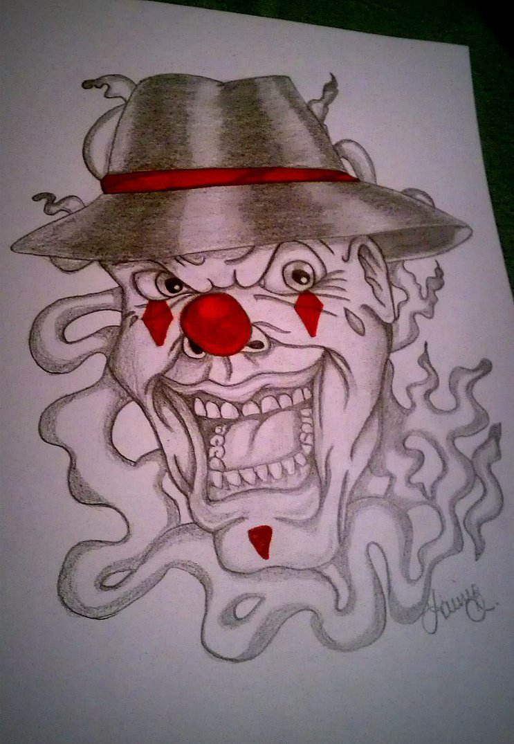 Gangster Clown Drawing at GetDrawings Free download