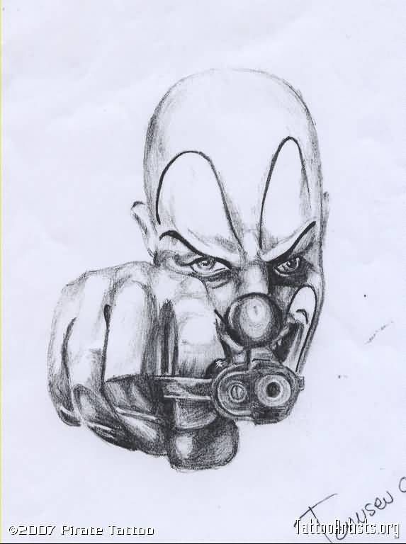 Gangster Clown Drawing at GetDrawings Free download