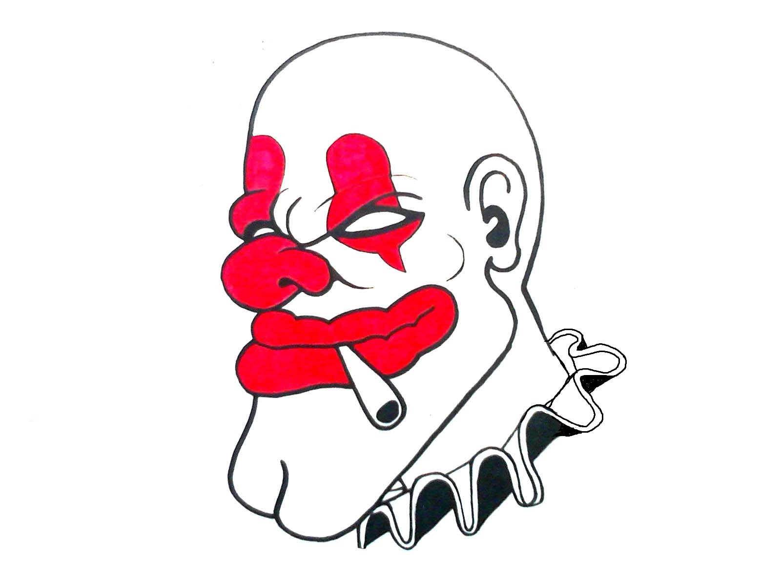 Gangster Clown Drawing at GetDrawings Free download