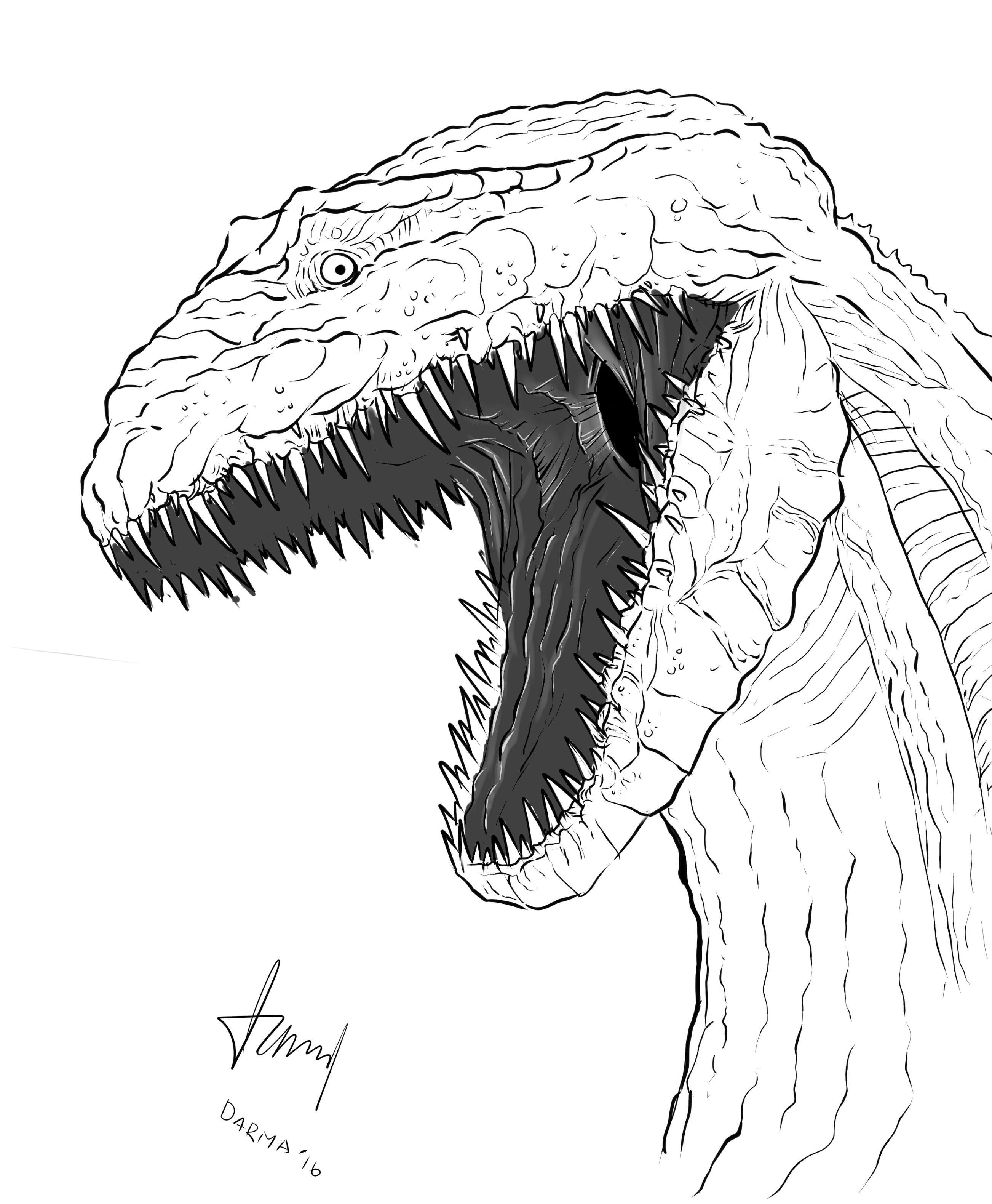 Godzilla Drawing Easy at GetDrawings | Free download