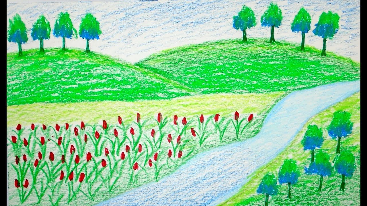 Grassland Drawing at GetDrawings | Free download