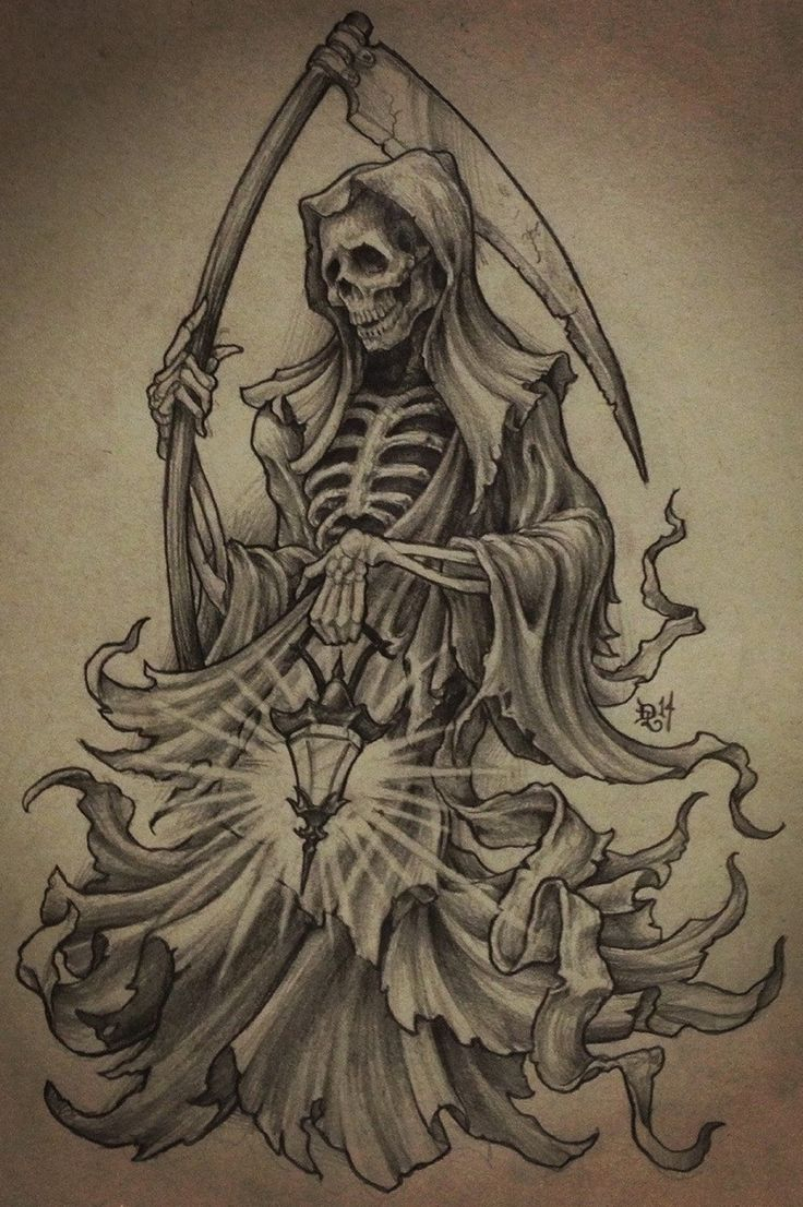 Grim Reaper Face Drawing at GetDrawings Free download