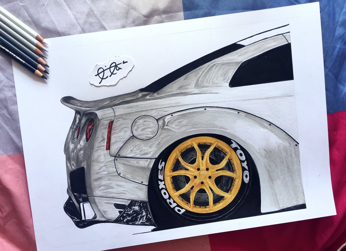 Gtr R35 Drawing at GetDrawings Free download