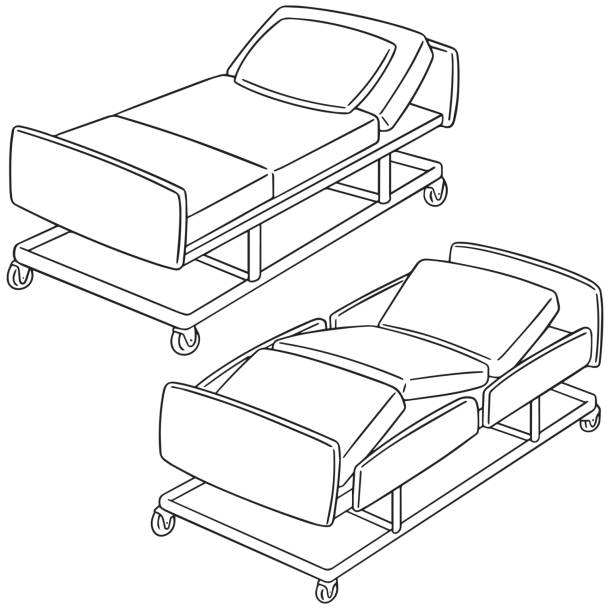 How To Draw A Hospital Bed