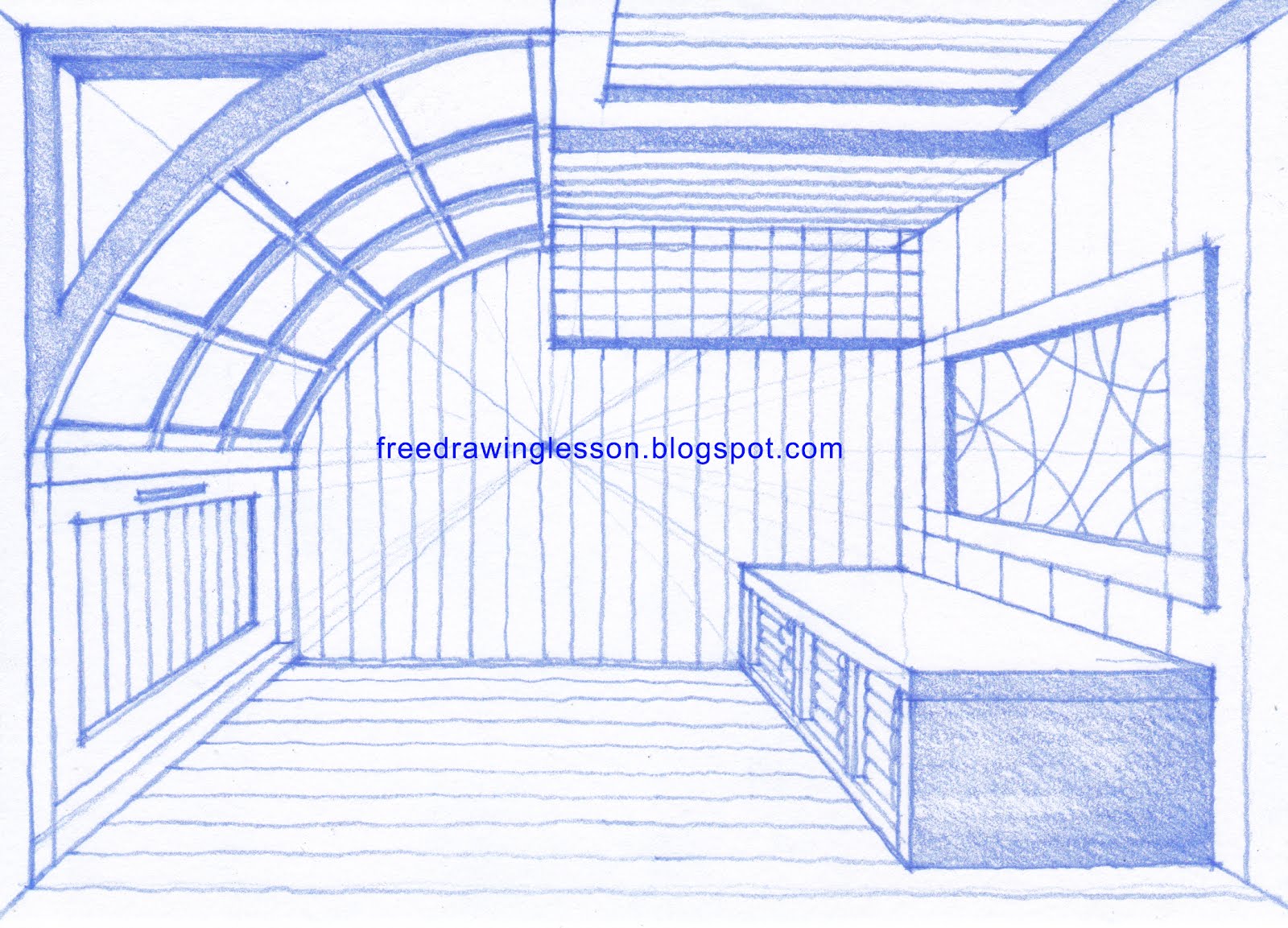 How To Make A One Point Perspective Drawing At Getdrawings