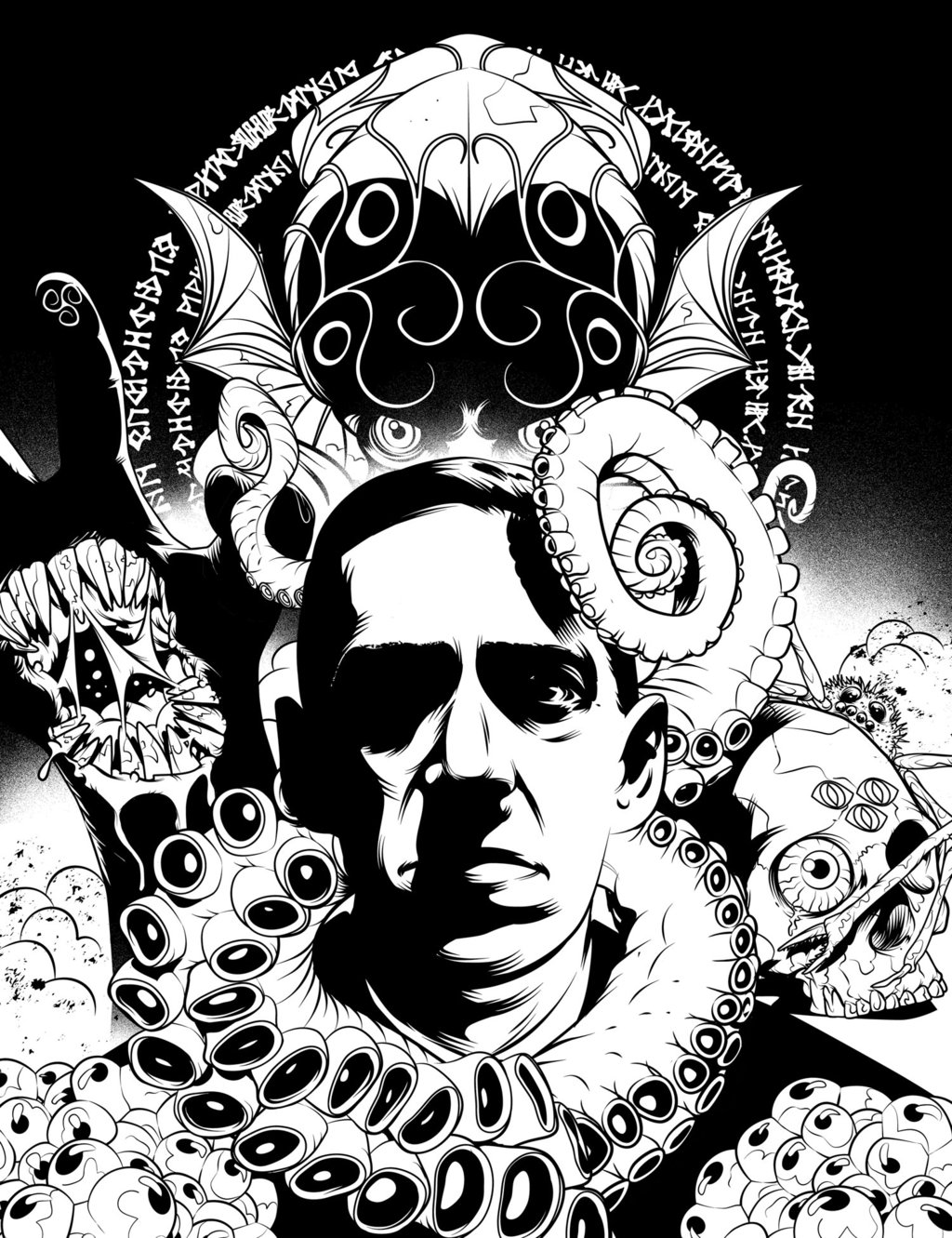 Hp Lovecraft Drawing at GetDrawings Free download