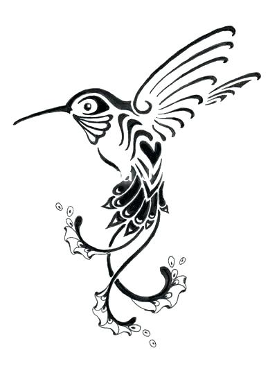 Hummingbird Drawing Outline at GetDrawings | Free download