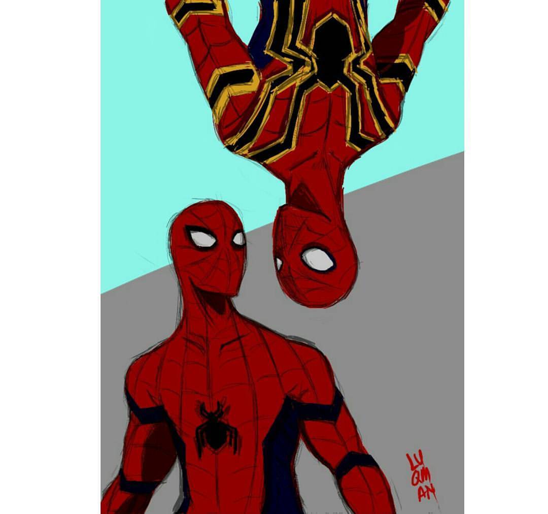 Iron Spider Drawing at GetDrawings | Free download