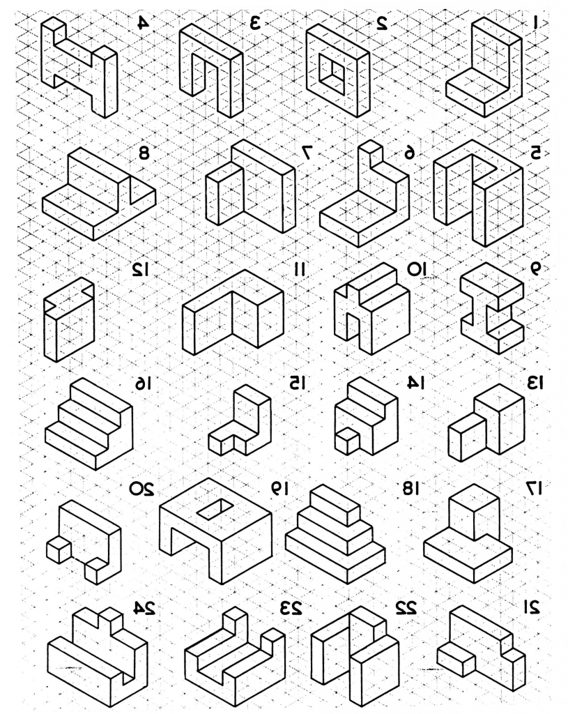 Orthographic Drawing Free Printable Worksheets