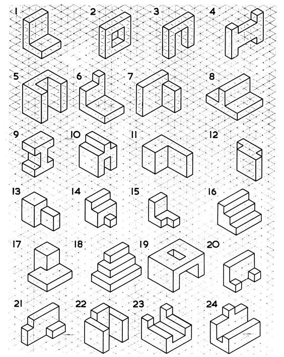 Isometric And Orthographic Drawing Worksheets At Getdrawings Free Download 