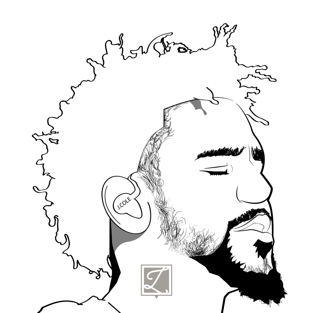 J Cole Drawing at GetDrawings Free download