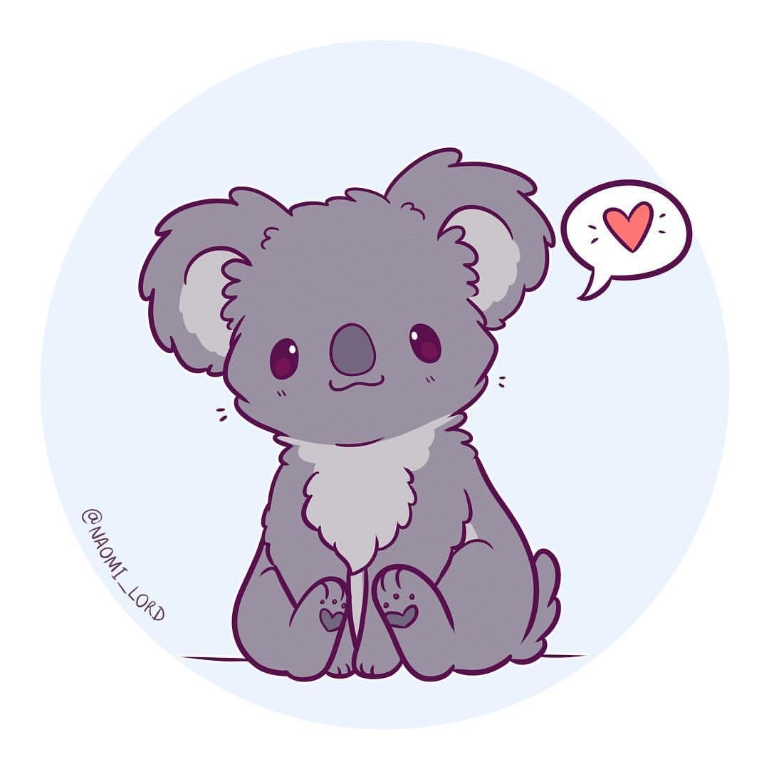 Koala Drawing Cute at GetDrawings | Free download