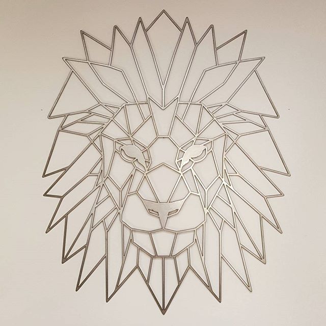 Lion Geometric Drawing at GetDrawings | Free download