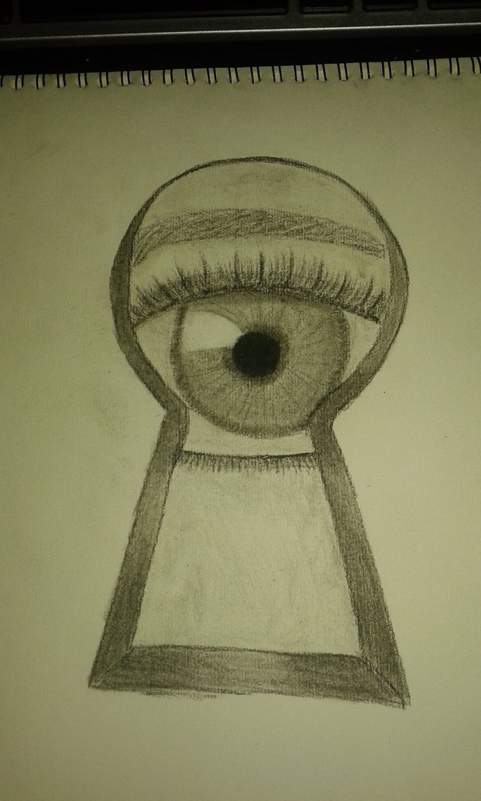 Looking Through A Keyhole Drawing at GetDrawings | Free download