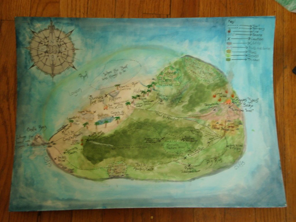 Lord Of The Flies Island Map Drawing at GetDrawings Free download
