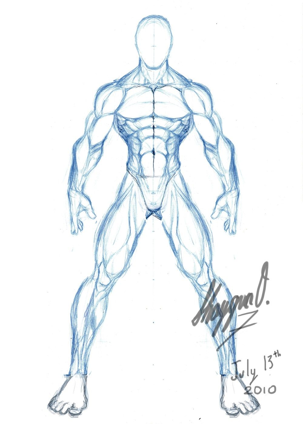 Male Body Drawing Template at GetDrawings Free download