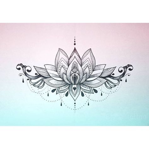 Mandala Lotus Flower Drawing at GetDrawings | Free download