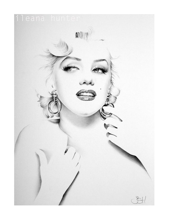 Marilyn Monroe Drawing Pencil Easy At Getdrawings Free Download