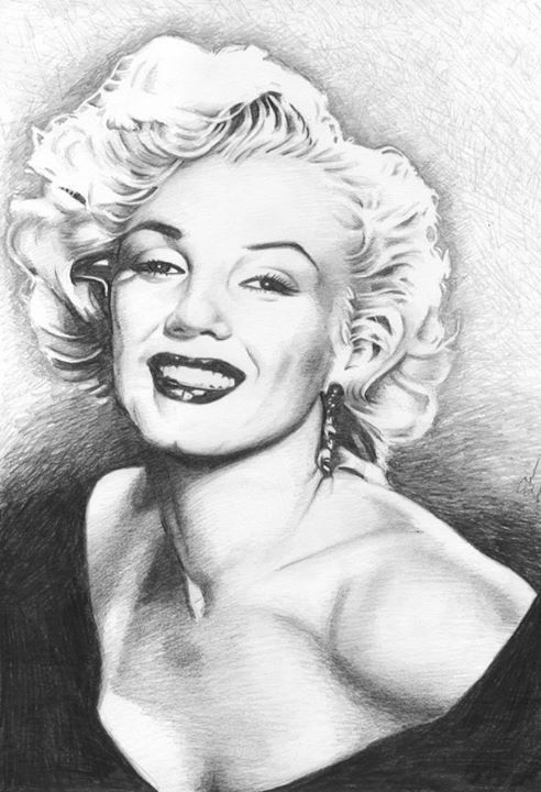 Marilyn Monroe Drawing Pencil Easy At Getdrawings Free Download