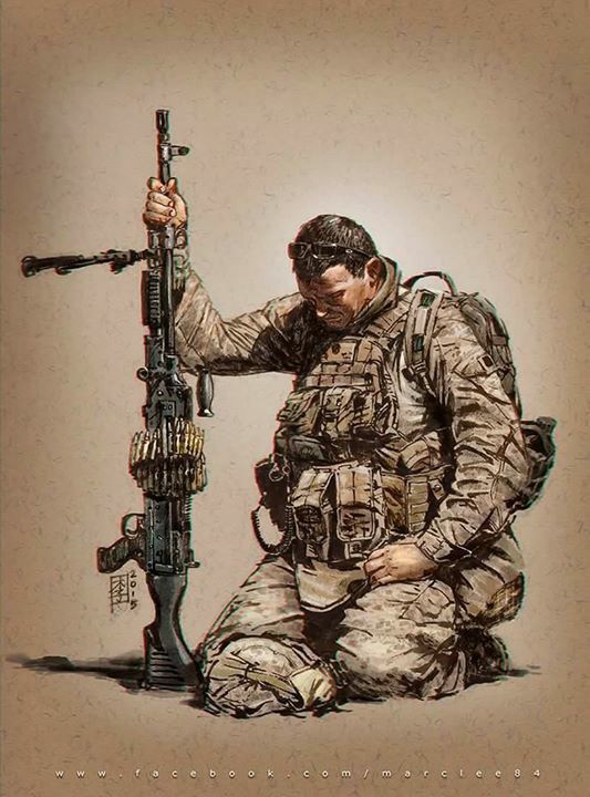 Marine Soldier Drawing at GetDrawings Free download