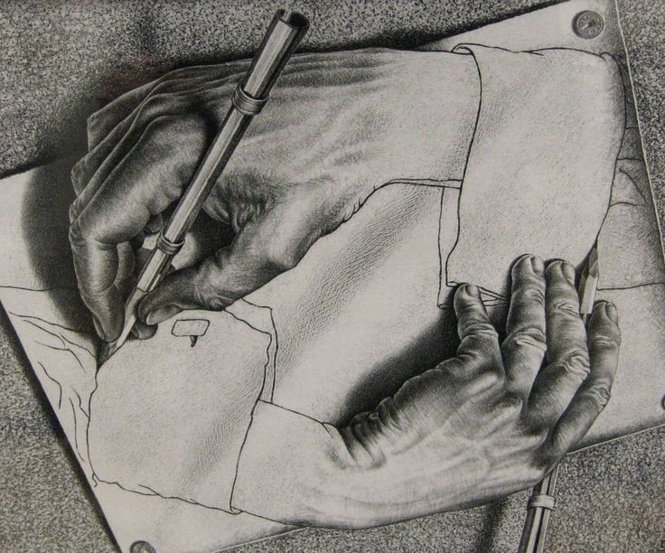 Mc Escher Hands Drawing Each Other at GetDrawings Free download