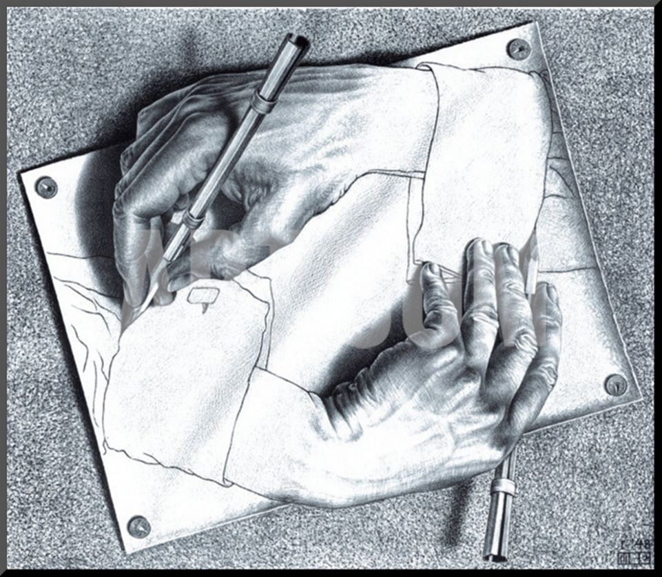 Mc Escher Hands Drawing Each Other at GetDrawings Free download