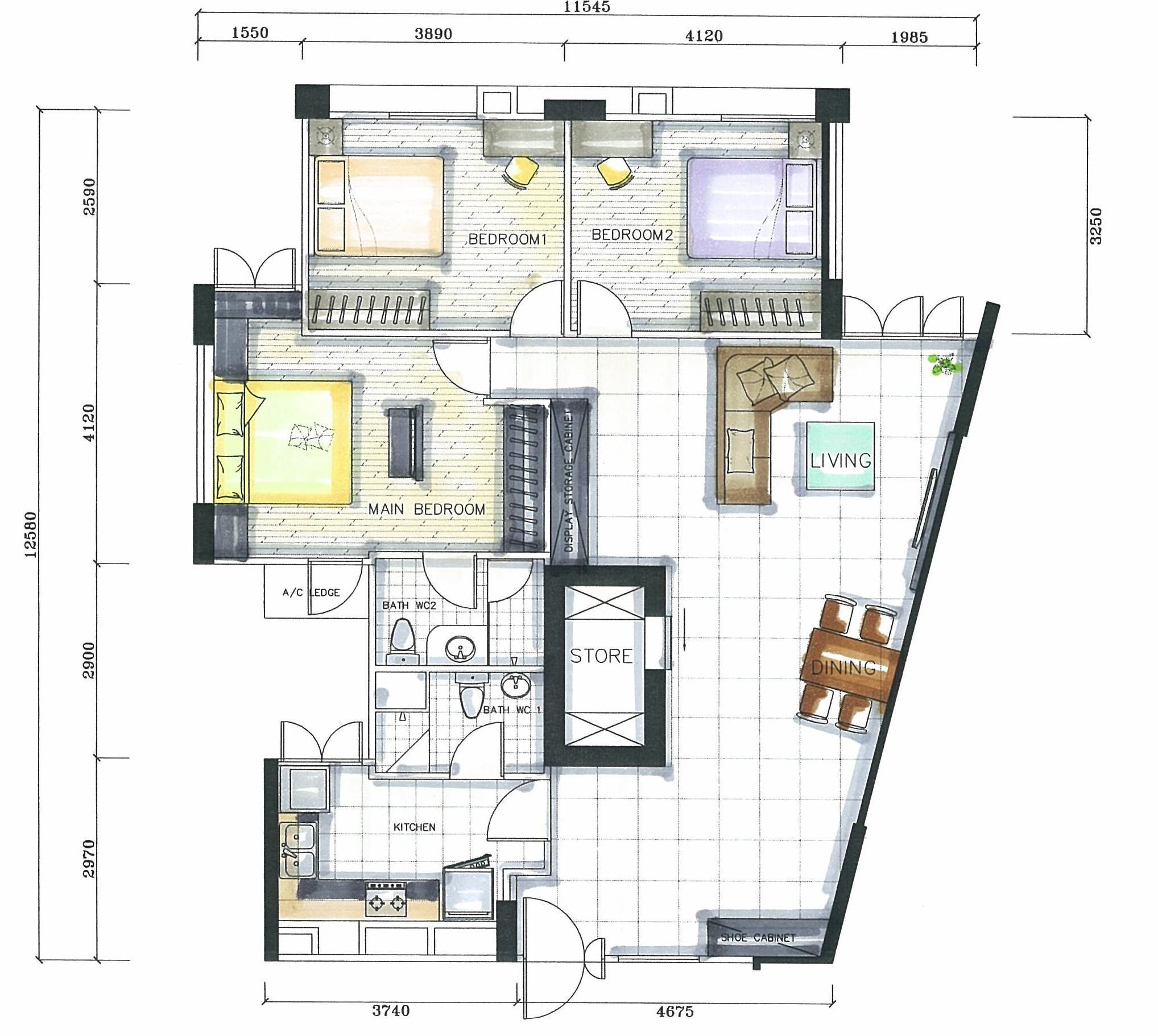 Modern Drawing Office Layout Plan at GetDrawings Free