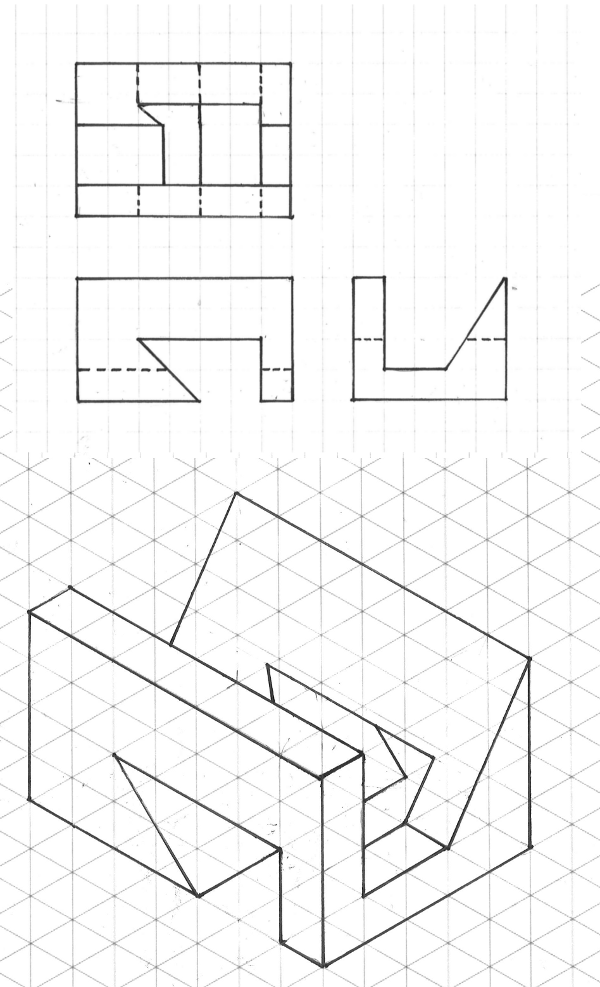 Multiview Drawing Examples at GetDrawings | Free download