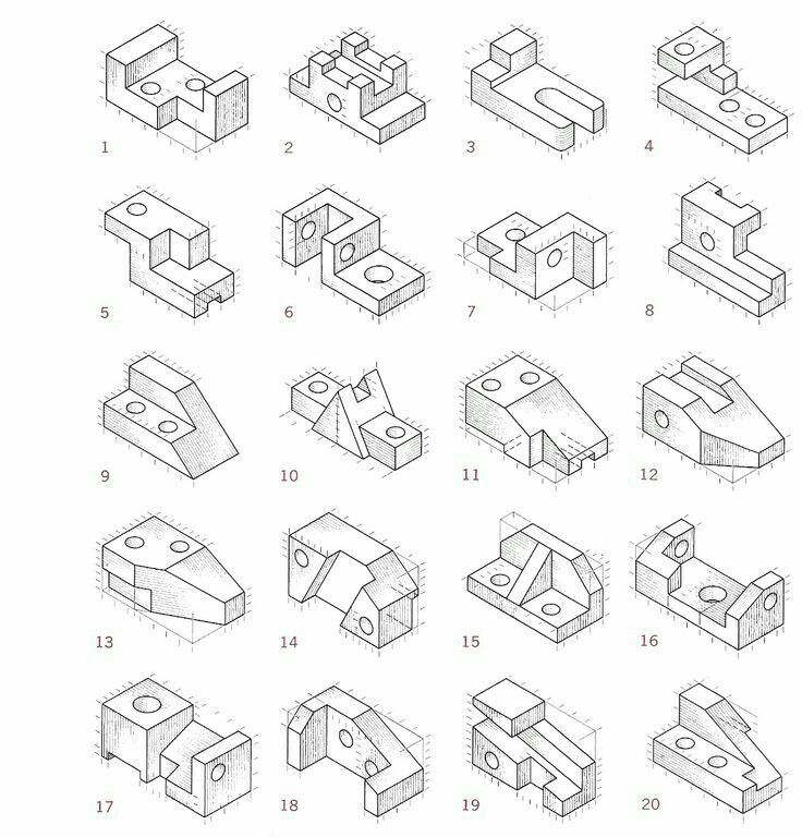 Multiview Drawing Worksheets at GetDrawings | Free download