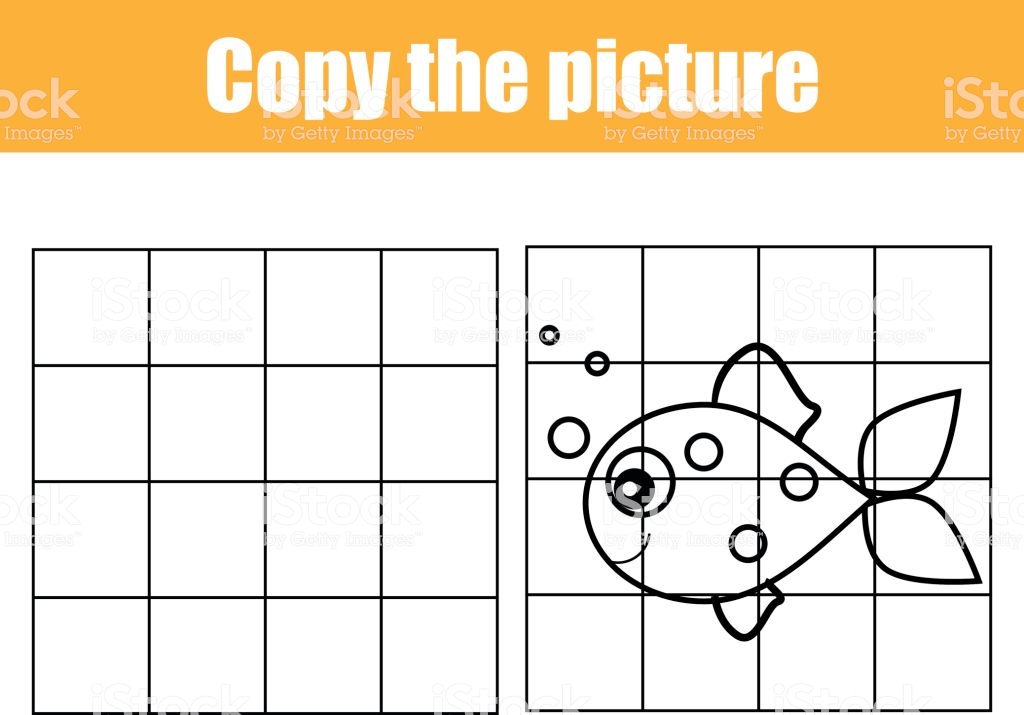 1024x715 Photos Grid Drawing Worksheets For Kids.