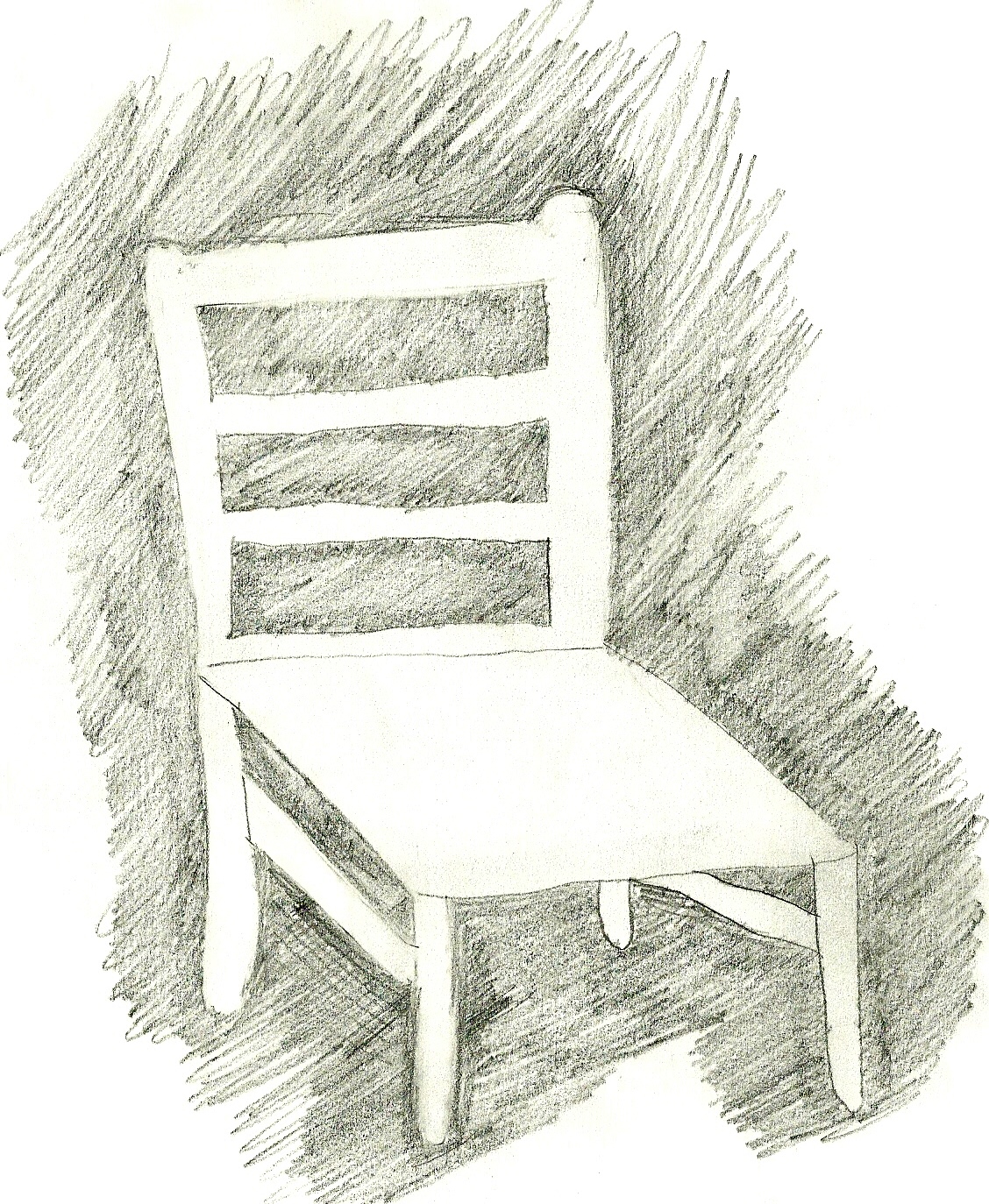 Negative Space Chair Drawing at GetDrawings Free download