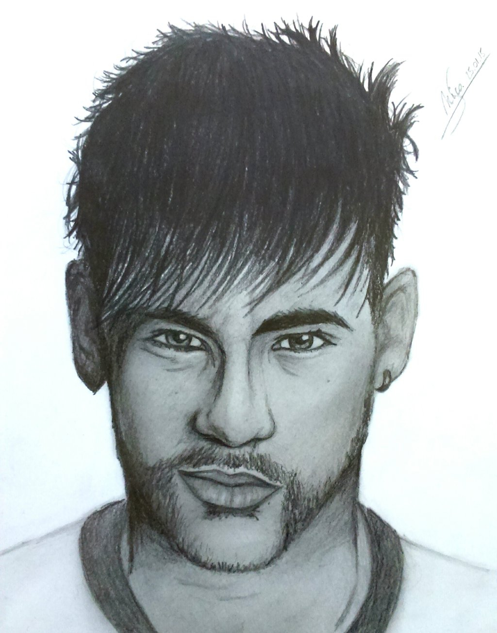 Neymar Drawing Step By Step at GetDrawings Free download