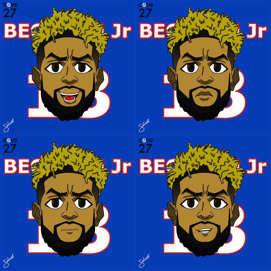 Odell Beckham Jr Cartoon Drawing at GetDrawings | Free download