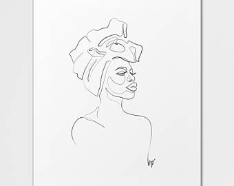 One Line Drawing Face At Getdrawings Free Download