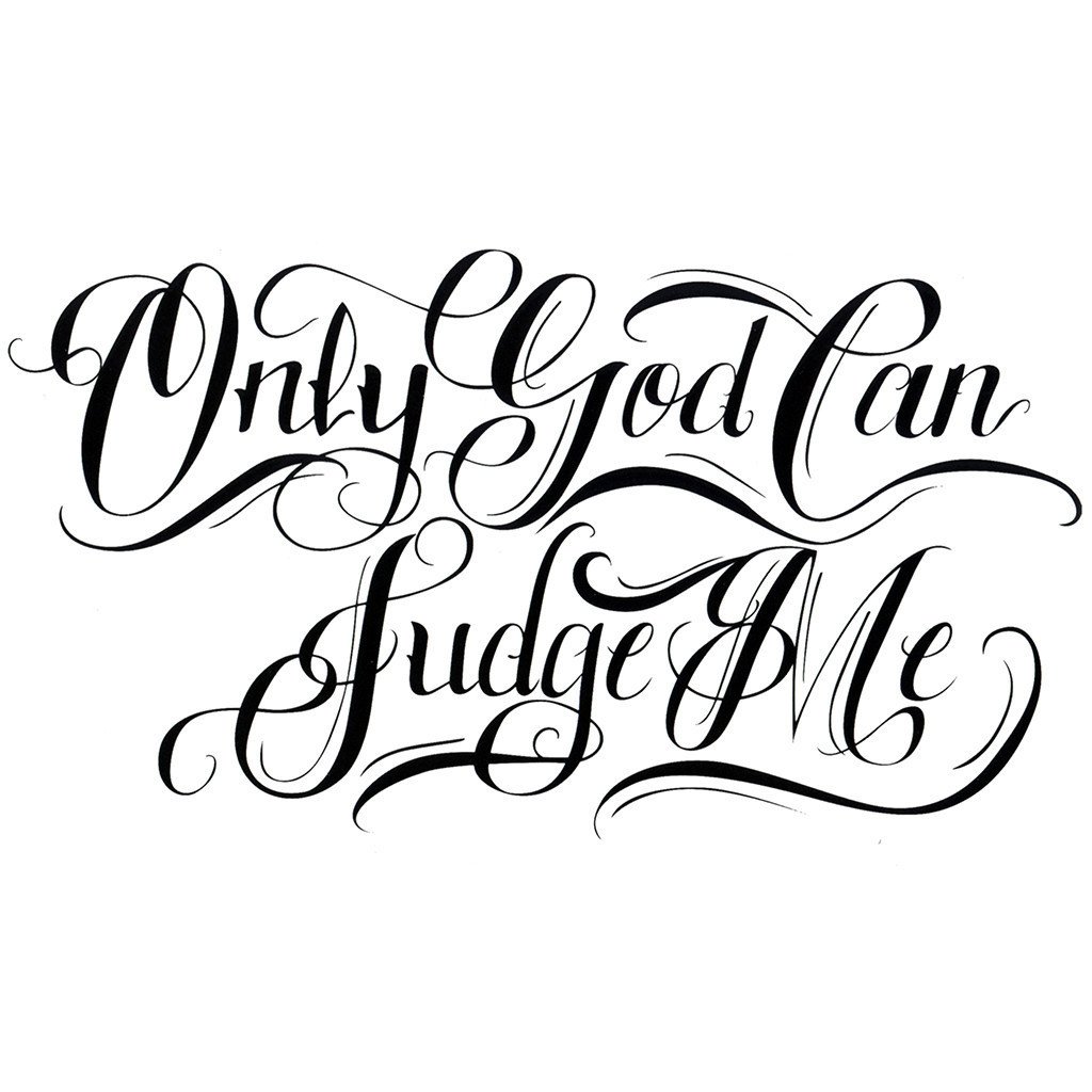 Only God Can Judge Me Drawing at GetDrawings Free download