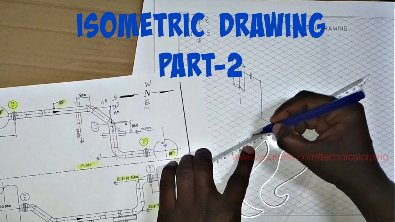 orthographic piping drawing