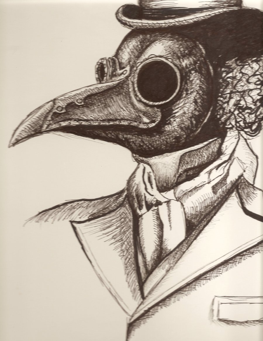 Plague Mask Drawing at GetDrawings Free download