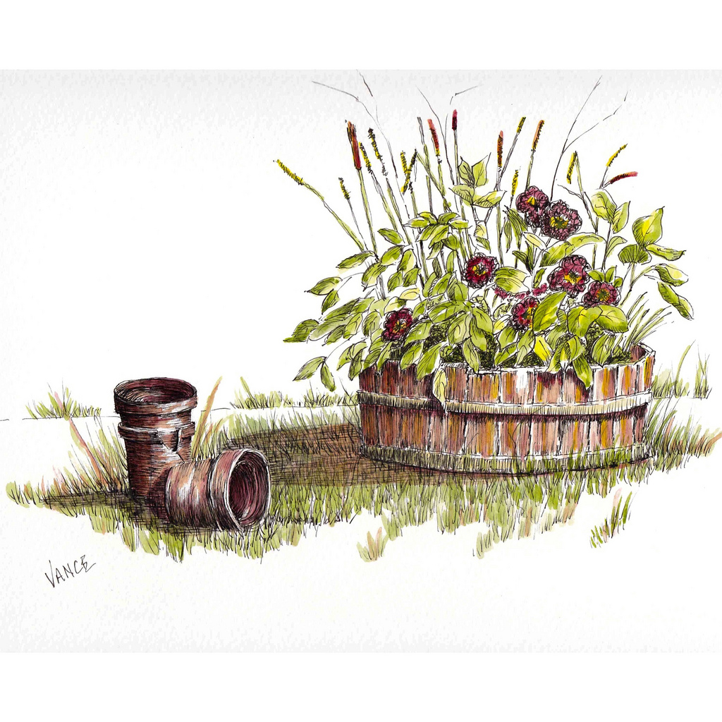 Planter Drawing at GetDrawings Free download