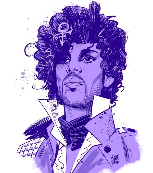 Prince Drawing Singer at GetDrawings | Free download