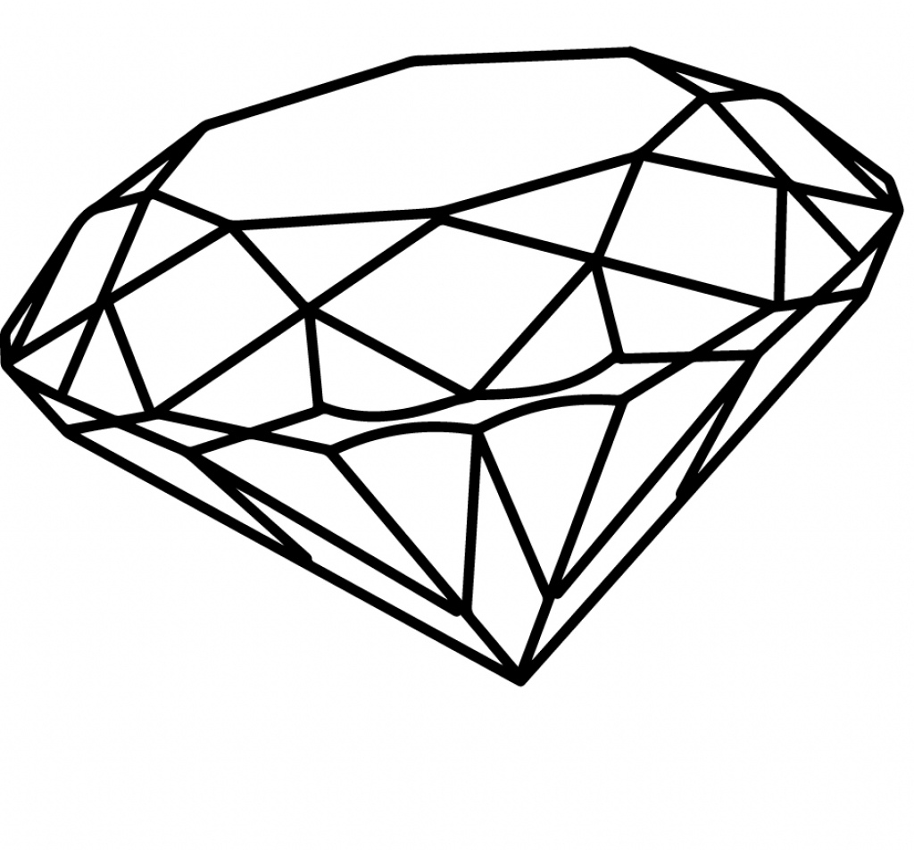 Realistic Diamond Drawing at GetDrawings Free download