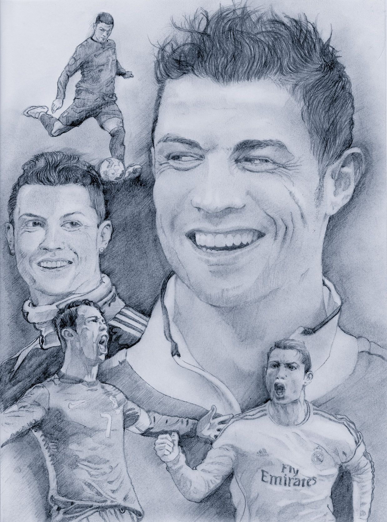 Realistic Football Player Drawing At GetDrawings Free Download