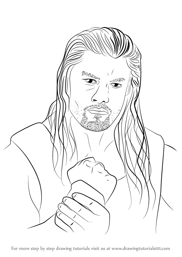 Roman Reigns Cartoon Drawing at GetDrawings | Free download