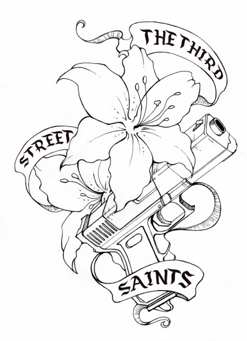 500x691 Saints Row Tattoo Tumblr.